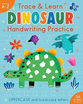 portada Trace & Learn Dinosaur Handwriting (Iseek) (en Inglés)
