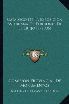 portada Catalogo de la Exposicion Asturiana de Ediciones de el Quijote (1905)