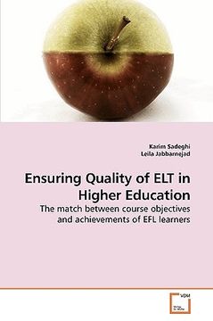 portada ensuring quality of elt in higher education (en Inglés)