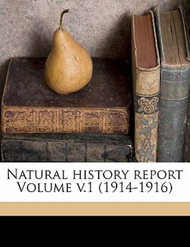 portada natural history report volume v.1 (1914-1916) (en Inglés)