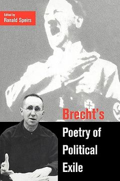 portada Brecht's Poetry of Political Exile (Cambridge Studies in German) (en Inglés)
