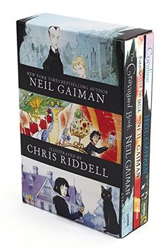 portada Neil Gaiman/Chris Riddell 3-Book box Set: Coraline; The Graveyard Book; Fortunately, the Milk 