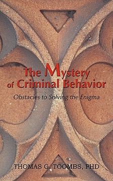 portada the mystery of criminal behavior