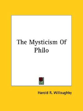 portada the mysticism of philo (in English)