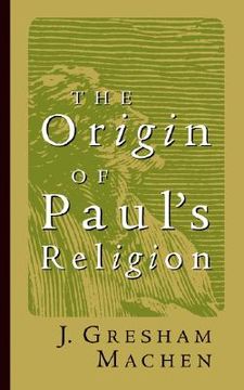portada origin of paul's religion (en Inglés)