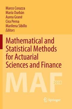 portada Mathematical and Statistical Methods for Actuarial Sciences and Finance: Maf 2018