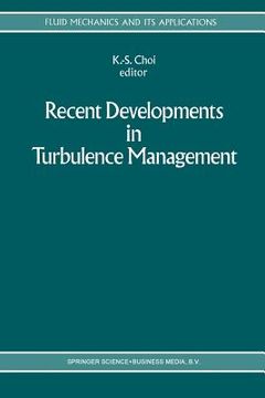 portada Recent Developments in Turbulence Management (en Inglés)