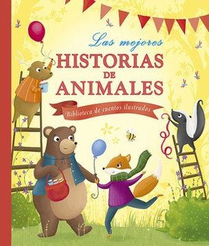 portada Las Mejores Historias de Animales: Biblioteca de Cuentos Ilustrados