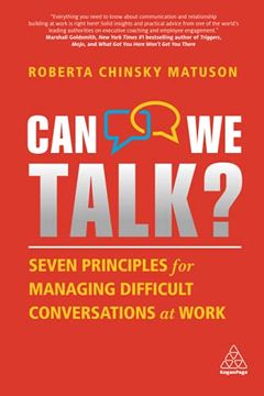 portada Can we Talk? Seven Principles for Managing Difficult Conversations at Work (in English)