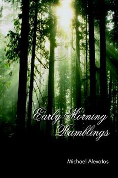 portada early morning ramblings (en Inglés)