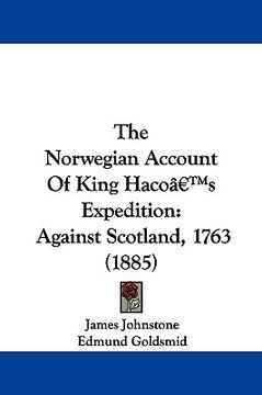 portada the norwegian account of king haco's expedition: against scotland, 1763 (1885) (in English)