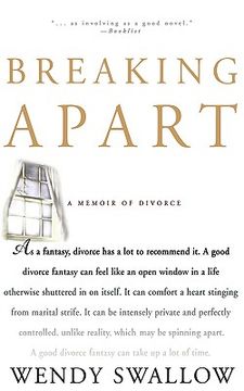 portada breaking apart: a memoir of divorce (en Inglés)
