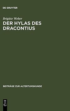 portada Der Hylas des Dracontius (Beitr ge zur Altertumskunde) (en Alemán)