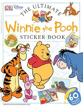 portada Ultimate Sticker Book: Winnie the Pooh [With Sticker] (Ultimate Sticker Books) (en Inglés)