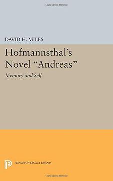 portada Hofmannsthal's Novel "Andreas": Memory and Self (Princeton Essays in Literature) 