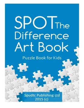 portada Spot The Difference Art Book: Puzzle Book for Kids
