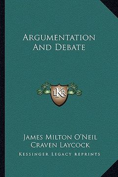 portada argumentation and debate (in English)