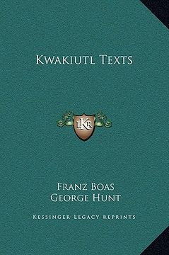 portada kwakiutl texts (in English)