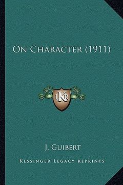portada on character (1911) on character (1911)