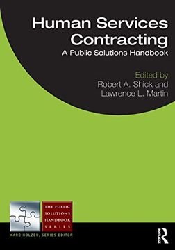 portada Human Services Contracting: A Public Solutions Handbook (The Public Solutions Handbook Series) (in English)