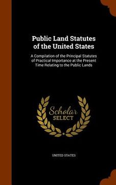 portada Public Land Statutes of the United States: A Compilation of the Principal Statutes of Practical Importance at the Present Time Relating to the Public (en Inglés)
