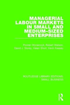 portada Managerial Labour Markets in Small and Medium-Sized Enterprises (en Inglés)