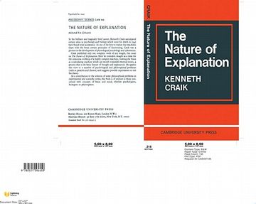 portada The Nature of Explanation (en Inglés)