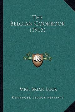 portada the belgian cookbook (1915) (en Inglés)