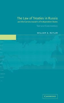 portada The law of Treaties in Russia and the Commonwealth of Independent States: Text and Commentary (en Inglés)
