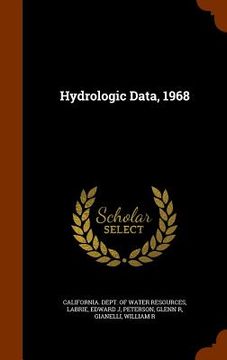 portada Hydrologic Data, 1968 (en Inglés)
