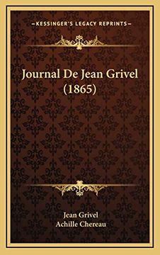 portada Journal de Jean Grivel (en Francés)