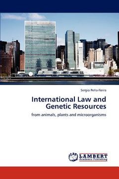 portada international law and genetic resources (en Inglés)