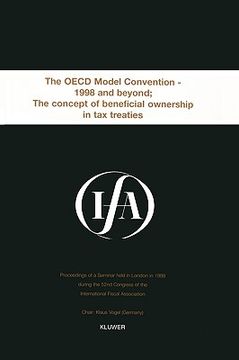 portada ifa: the oecd model convention - 1998 & beyond: the concept of beneficial ownership in tax treaties (en Inglés)