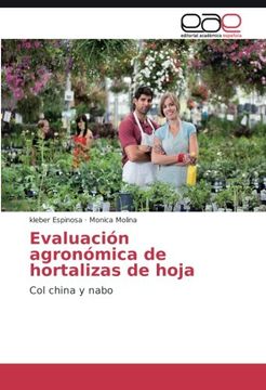 portada Evaluación agronómica de hortalizas de hoja: Col china y nabo (Spanish Edition)