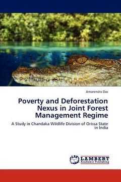 portada poverty and deforestation nexus in joint forest management regime (en Inglés)