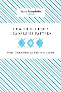 portada How to Choose a Leadership Pattern (en Inglés)