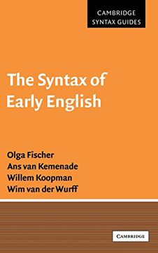 portada The Syntax of Early English (Cambridge Syntax Guides) (in English)