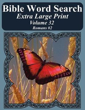 portada Bible Word Search Extra Large Print Volume 32: Romans #2 (en Inglés)