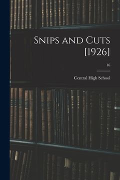 portada Snips and Cuts [1926]; 16