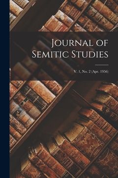 portada Journal of Semitic Studies; v. 1, no. 2 (apr. 1956) (en Inglés)