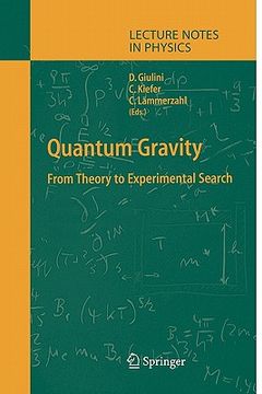 portada quantum gravity: from theory to experimental search (en Inglés)