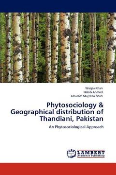 portada phytosociology & geographical distribution of thandiani, pakistan