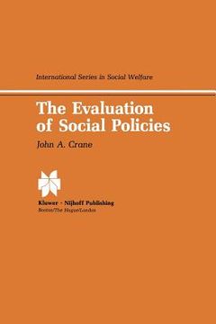 portada The Evaluation of Social Policies (en Inglés)