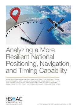 portada Analyzing a More Resilient National Positioning, Navigation, and Timing Capability (en Inglés)