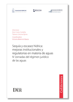 portada Sequía y Escasez Hídrica: Mejoras Institucionales y Regulatorias en Materia de Aguas (in Spanish)