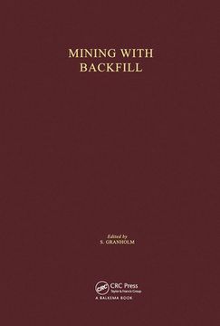 portada Mining with Backfill: Proceedings of the International Symposium, Lulea, 7-9 June 1983 (en Inglés)