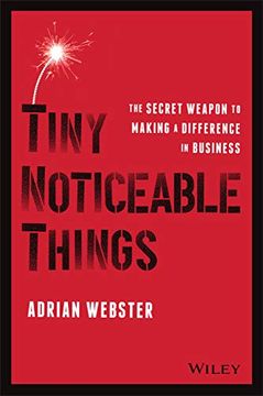 portada Tiny Noticeable Things: The Secret Weapon to Making a Difference in Business (en Inglés)