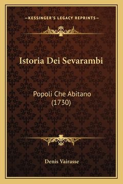 portada Istoria Dei Sevarambi: Popoli Che Abitano (1730) (en Italiano)