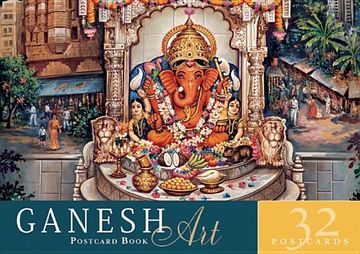 portada Ganesh art Postcard Book: 32 Postcards (en Inglés)