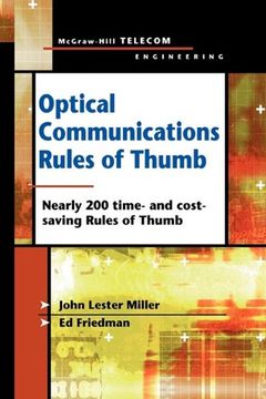 portada Optical Communications Rules of Thumb (en Inglés)